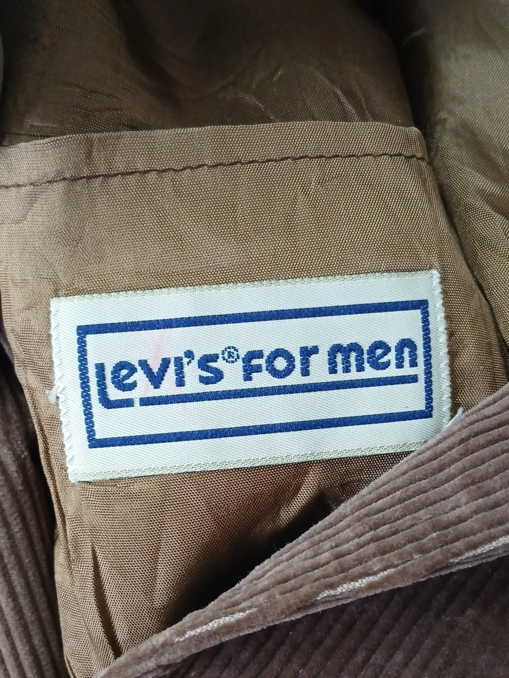 Vintage Levi's For Men Brown Corduroy Blazer Sports Jacket/ Size M or 41R